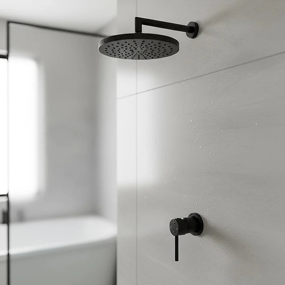 Single Round Shower Bath Mixer Tap - WATERMARK Approved