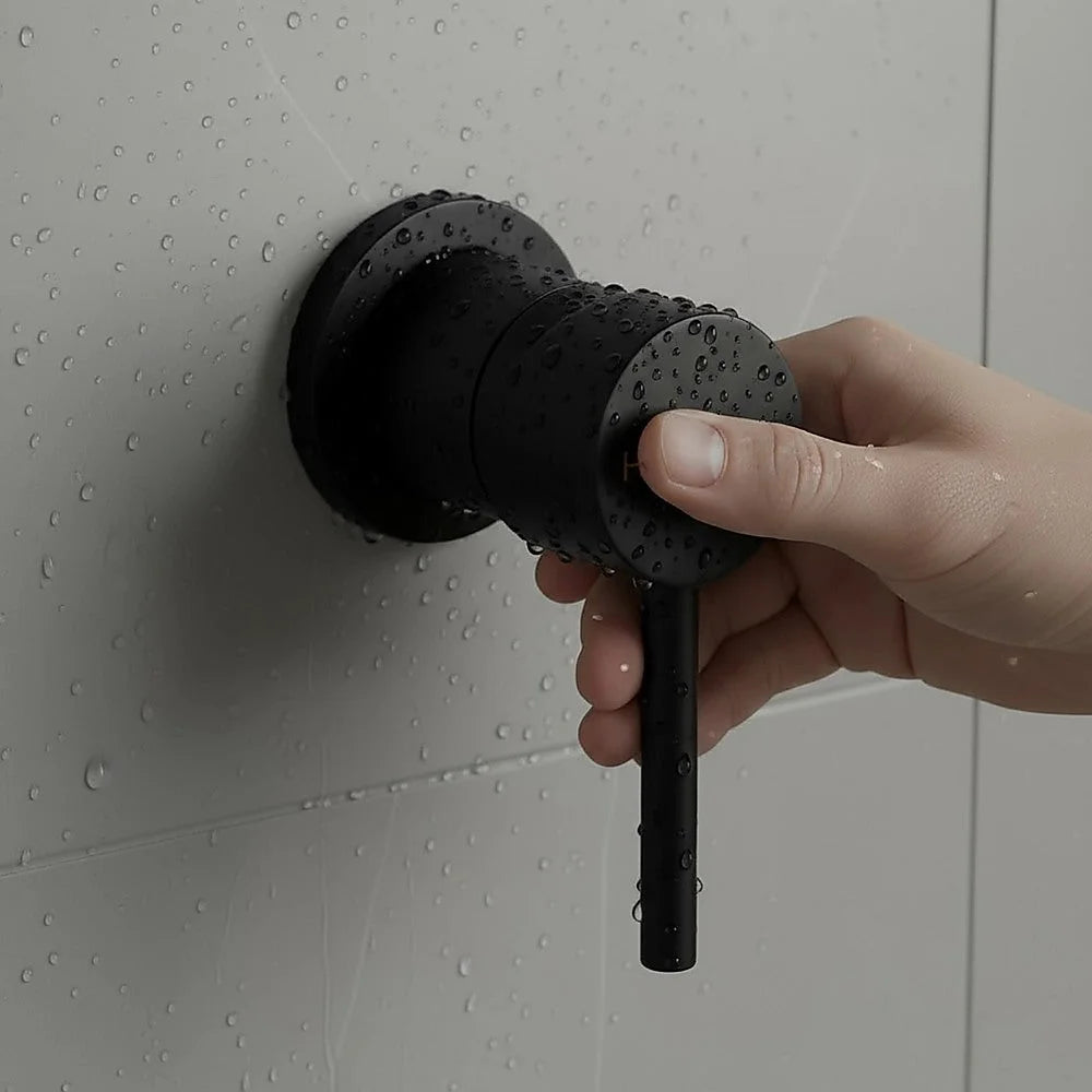 Single Round Shower Bath Mixer Tap - WATERMARK Approved