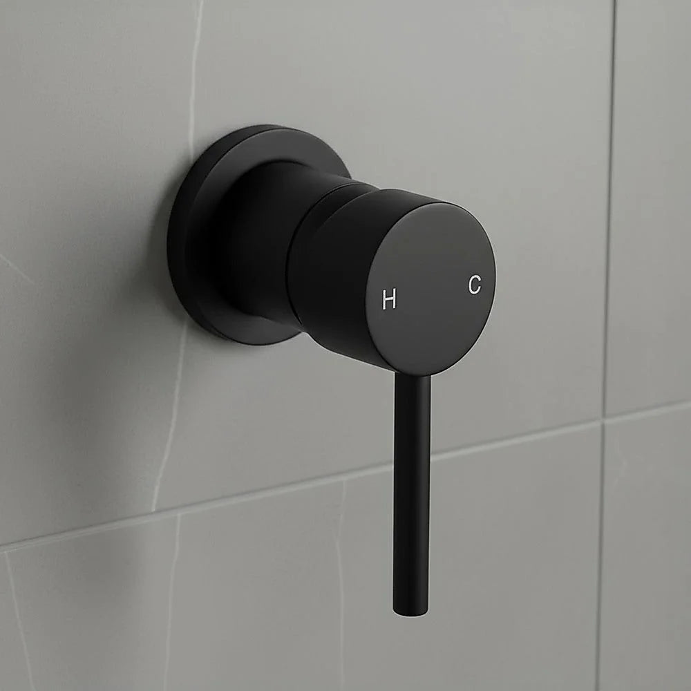 Single Round Shower Bath Mixer Tap - WATERMARK Approved