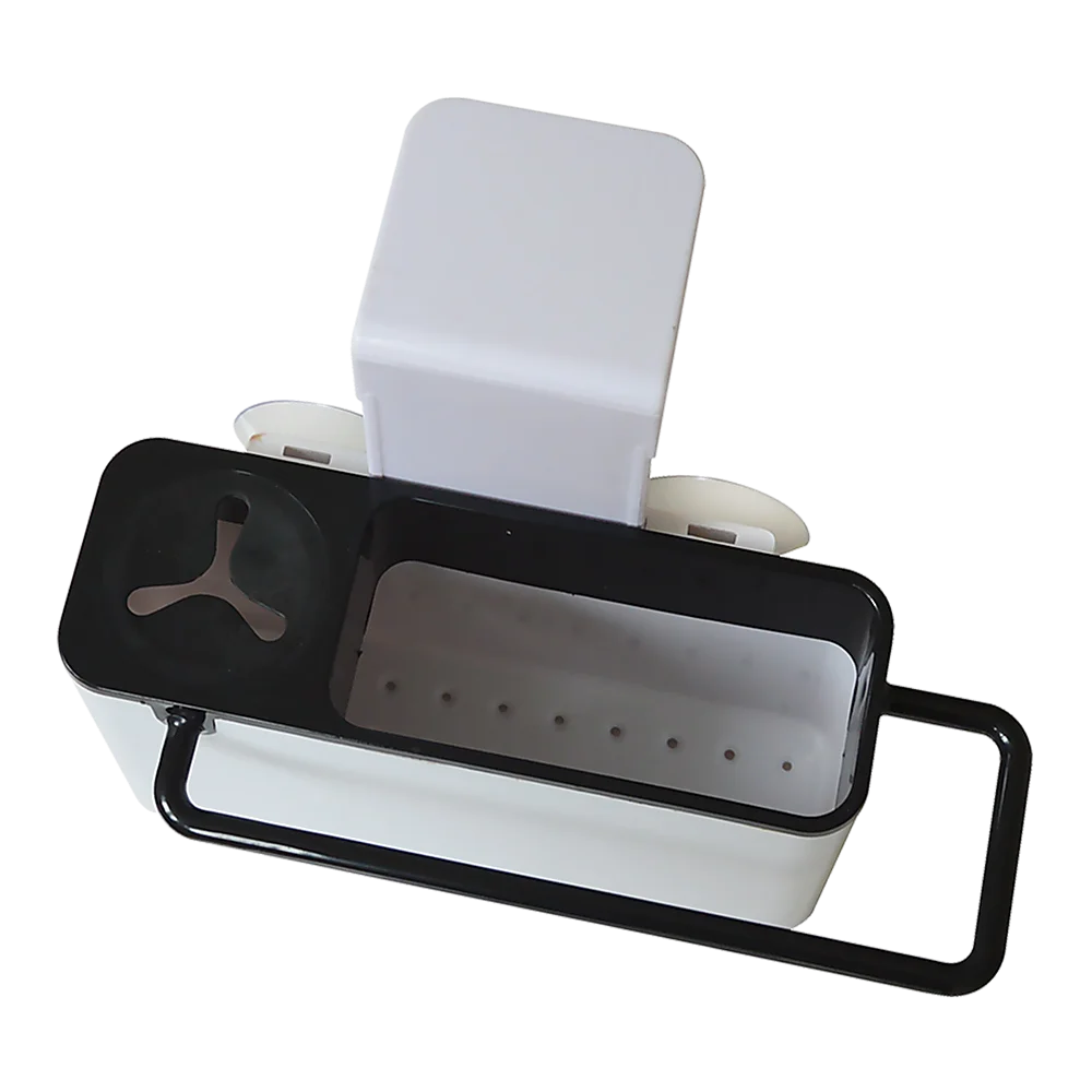 Sink Aid Self-Draining Caddy for Kitchen Sponges Brush Soap