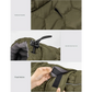 Size L Olive Green Warm Quilted Dog Winter Coat