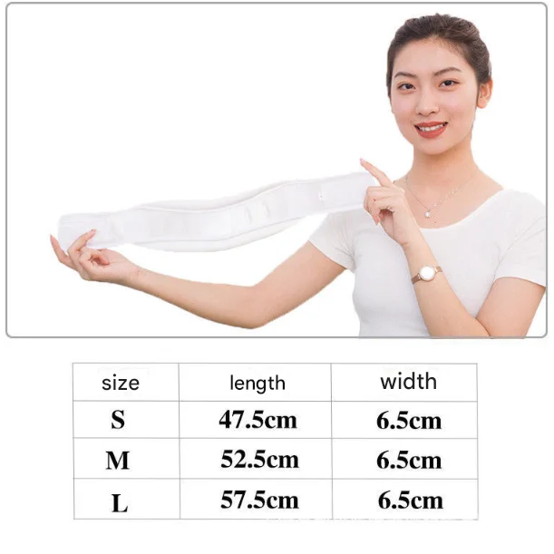Size L White Adjustable Cervical Collar Neck Brace
