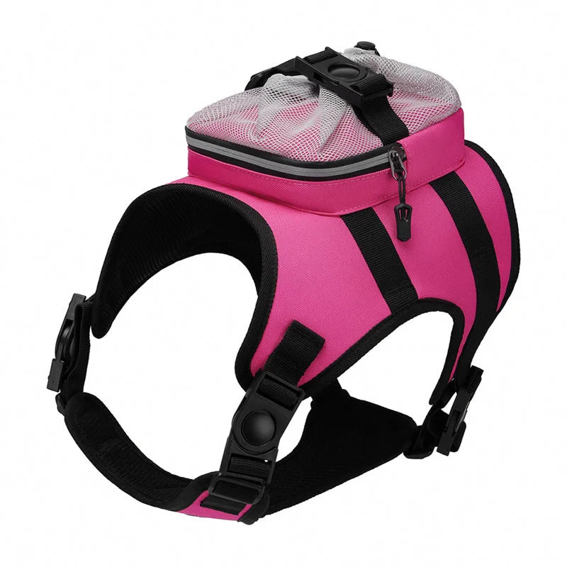 Size S Black and Pink Ultimate Dog Harness Vest