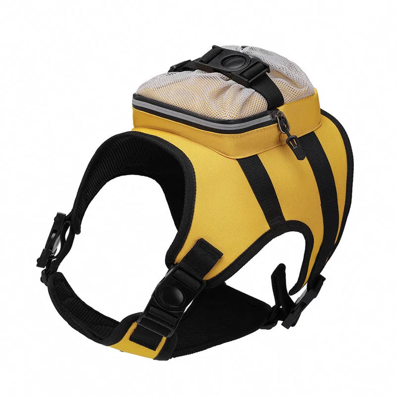 Size S Black and Yellow Ultimate Dog Harness Vest