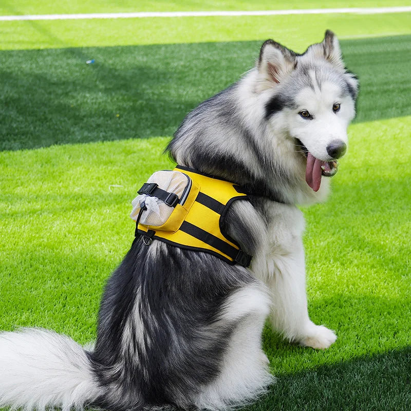 Size S Black and Yellow Ultimate Dog Harness Vest