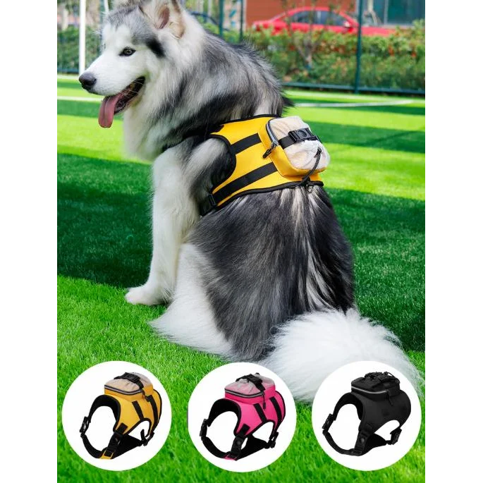 Size S Black and Yellow Ultimate Dog Harness Vest