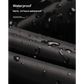Size XL Black And Orange All-Weather 210D Bicycle Cover