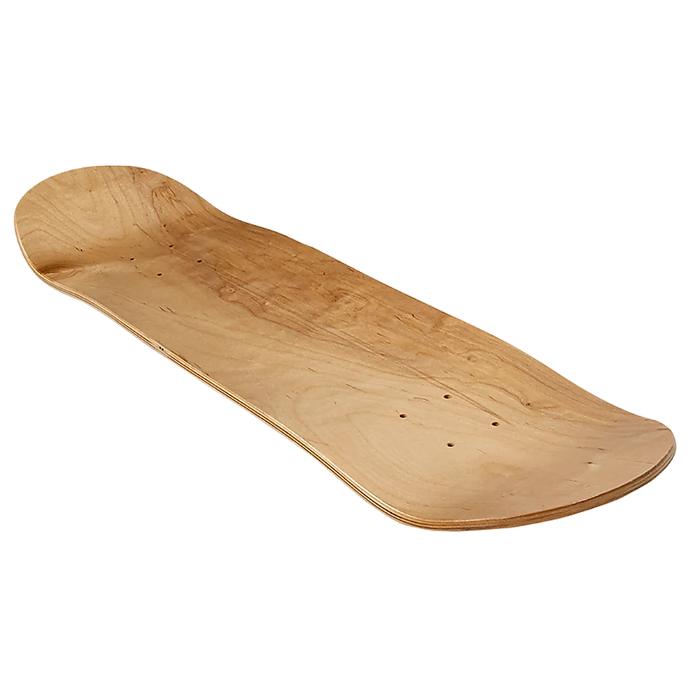 Skateboard Deck 7-Layer Natural Wood Maple Double Concave