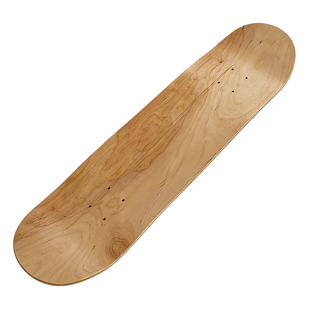 Skateboard Deck 7-Layer Natural Wood Maple Double Concave