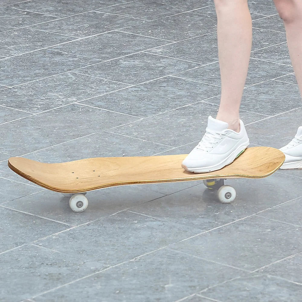 Skateboard Deck 7-Layer Natural Wood Maple Double Concave
