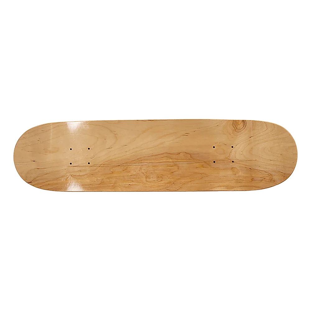 Skateboard Deck 7-Layer Natural Wood Maple Double Concave