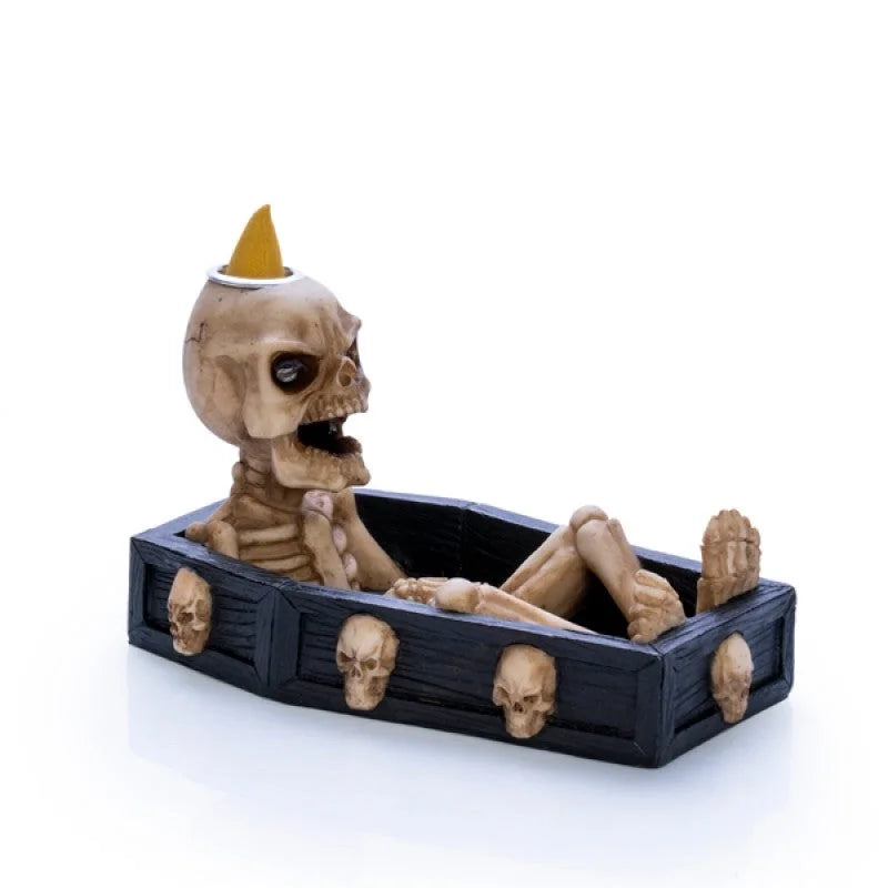 Skeleton Backflow Incense Burner - Health & Beauty > Health
