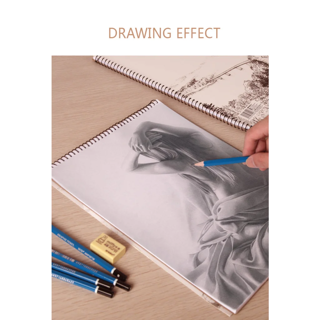 Sketch Pad 40 Sheets Artist Drawing Painting Art Paper