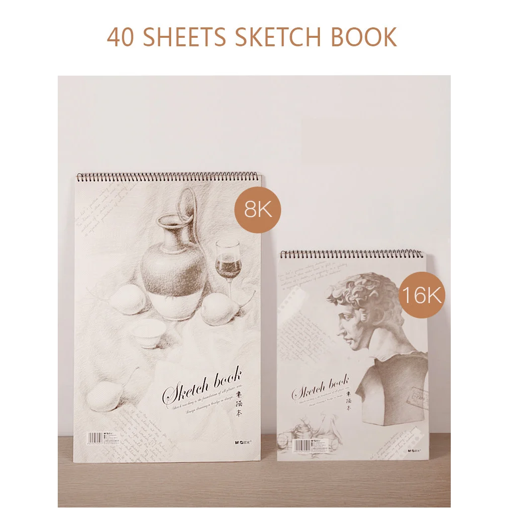 Sketch Pad 40 Sheets Artist Drawing Painting Art Paper