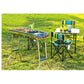 Skewers Grill Portable Stainless Steel Charcoal BBQ Outdoor 6-8 Persons - Premium