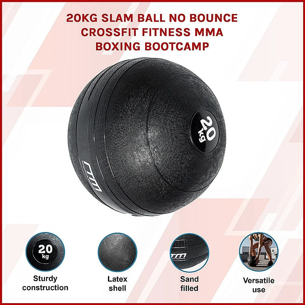 Slam Ball 20KG No Bounce Crossfit Fitness MMA Boxing