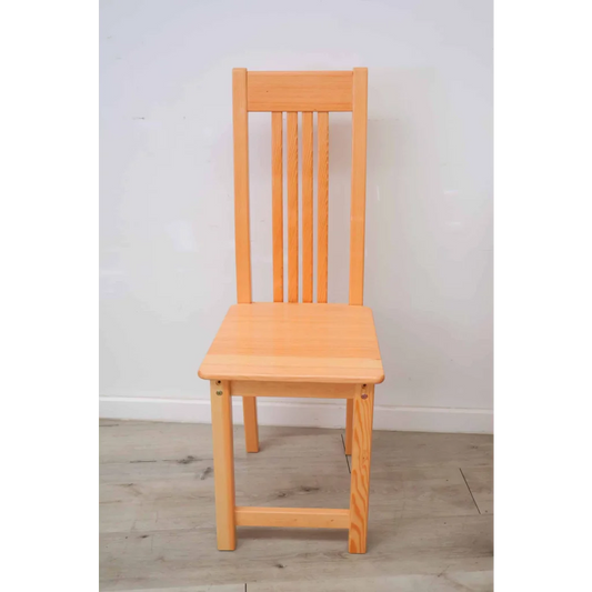 Slatted Black Wooden Chair - Furniture > Outdoor > Outdoor