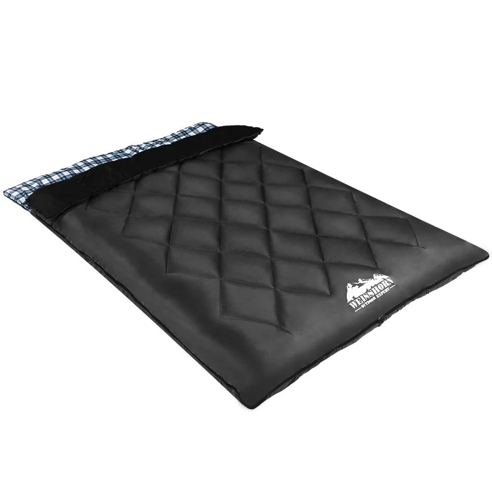 Sleeping Bag Double Camping Hiking -10¬∞C to 15¬∞C Tent