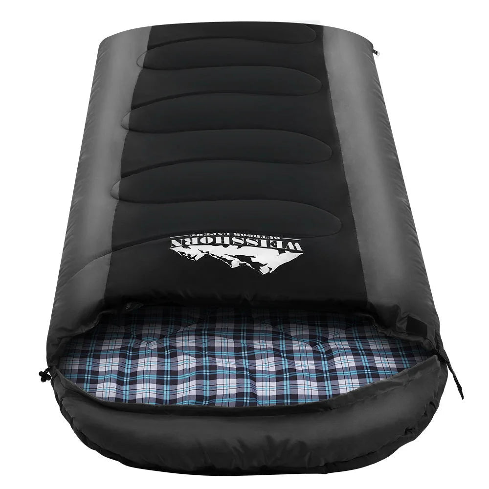 Grey sleeping bag single with camping hiking c tent