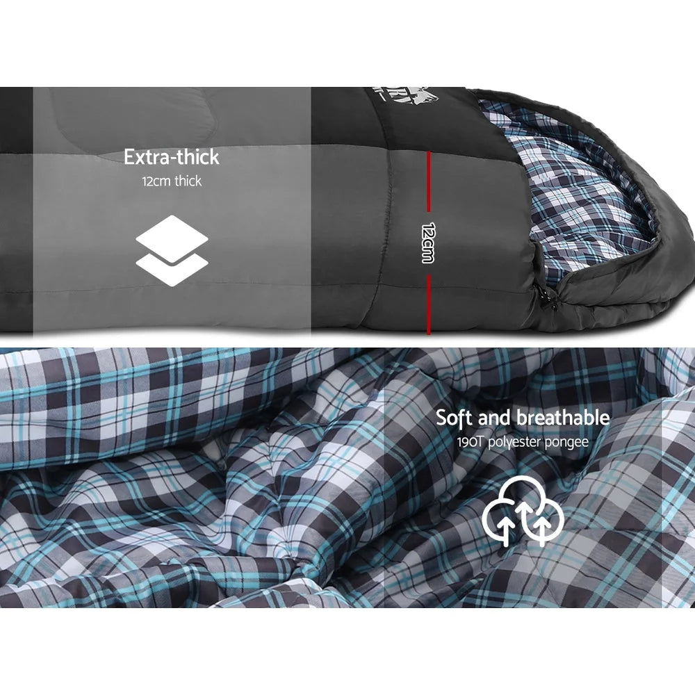 Sleeping Bag Single Camping Hiking -20¬∞C to 10¬∞C Tent