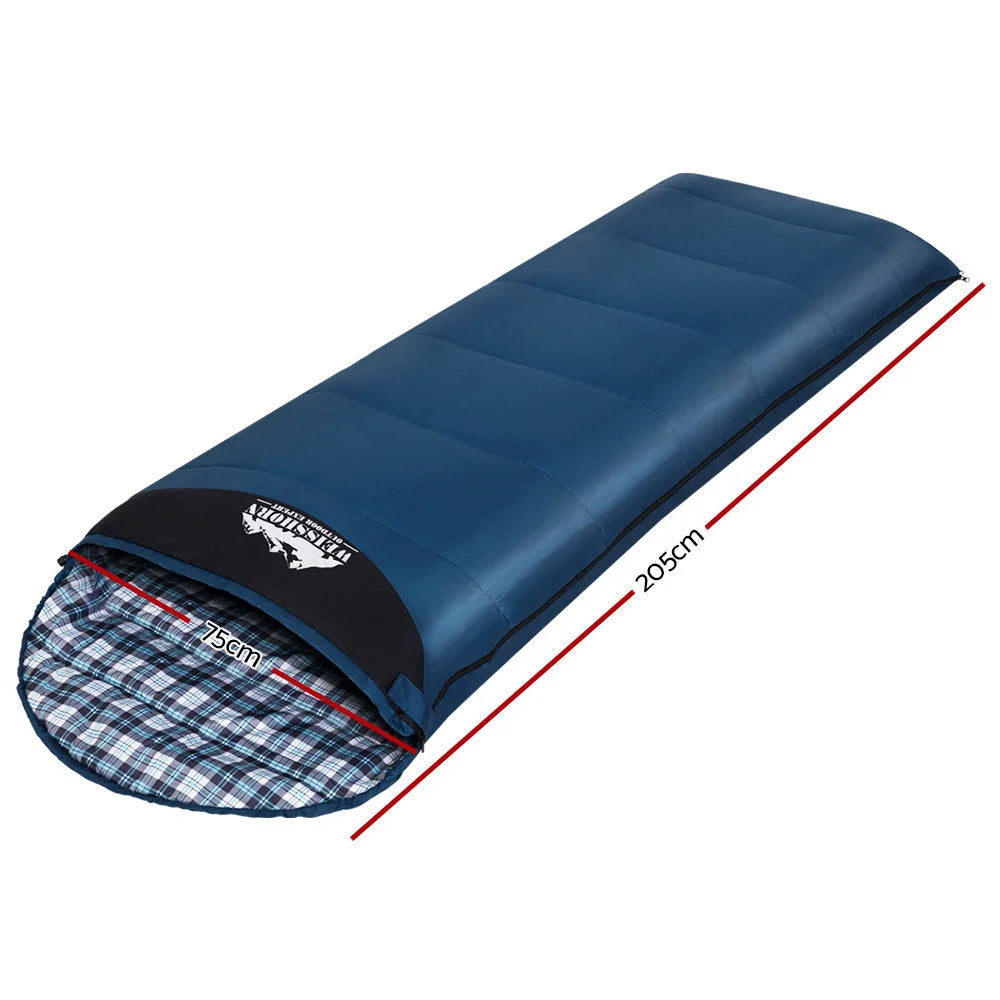 Sleeping Bag Single Camping Hiking Winter Thermal - Outdoor