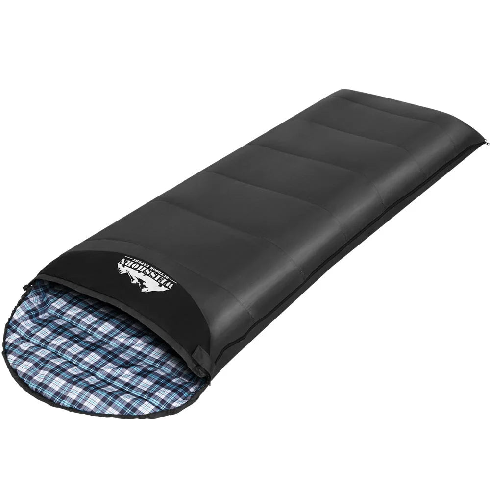 Grey 0 sleeping bag single with thermal camping hiking tent