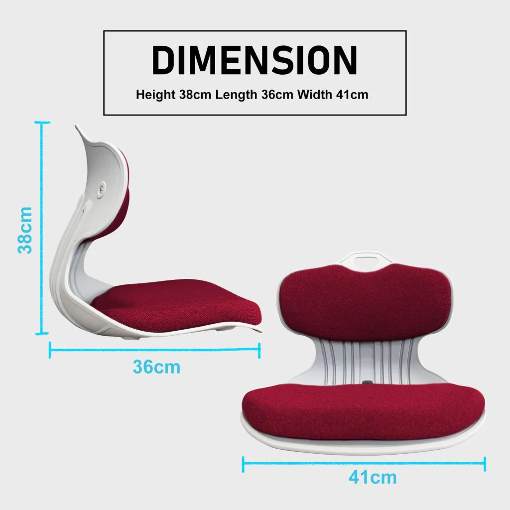 Slender Chair Posture Correction Seat Floor Lounge Padded