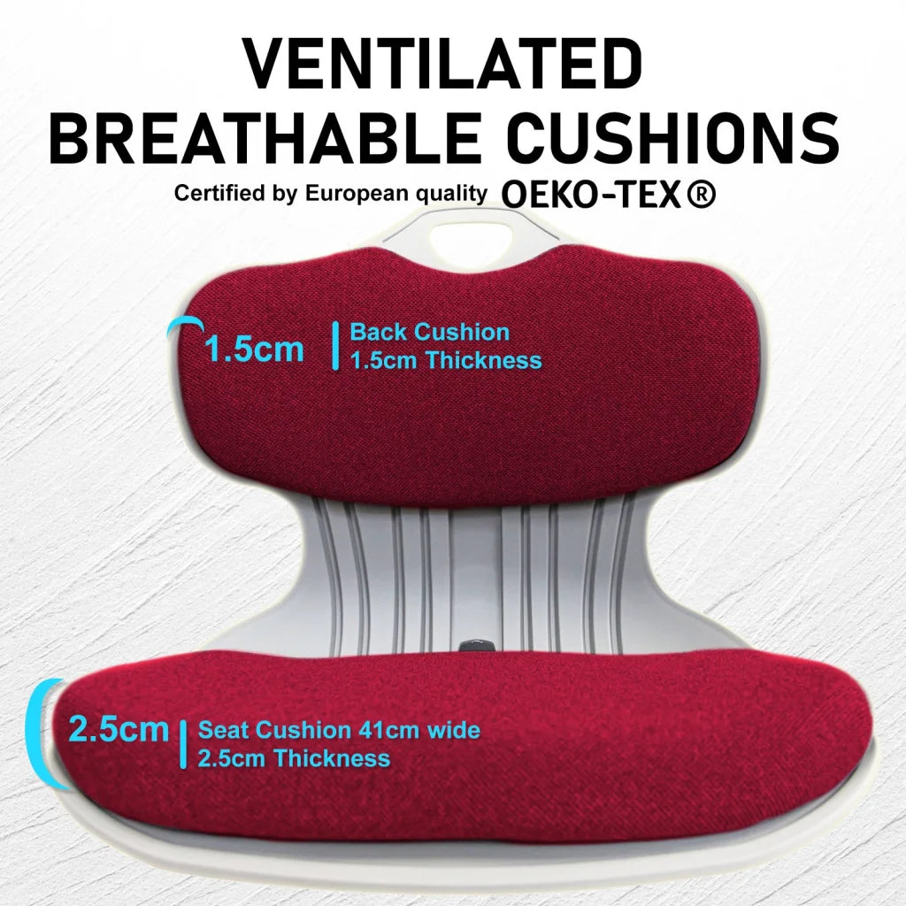 Slender Chair Posture Correction Seat Floor Lounge Padded