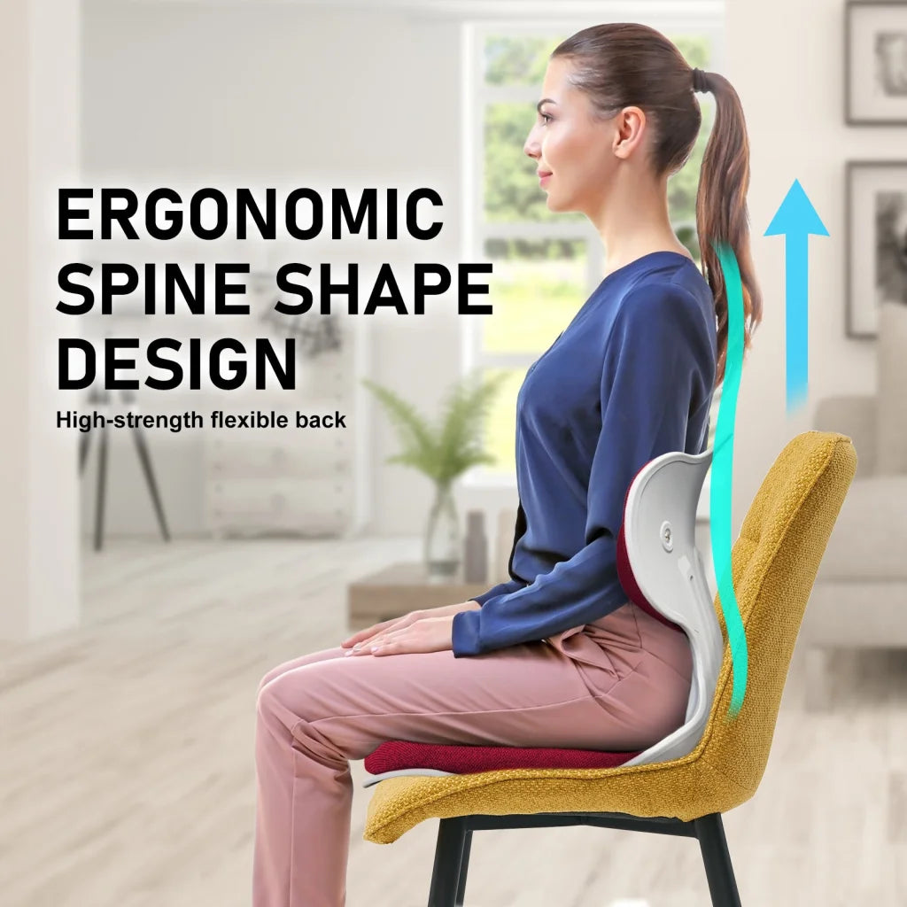 Slender Chair Set of 2 Posture Correction Seat Floor Lounge