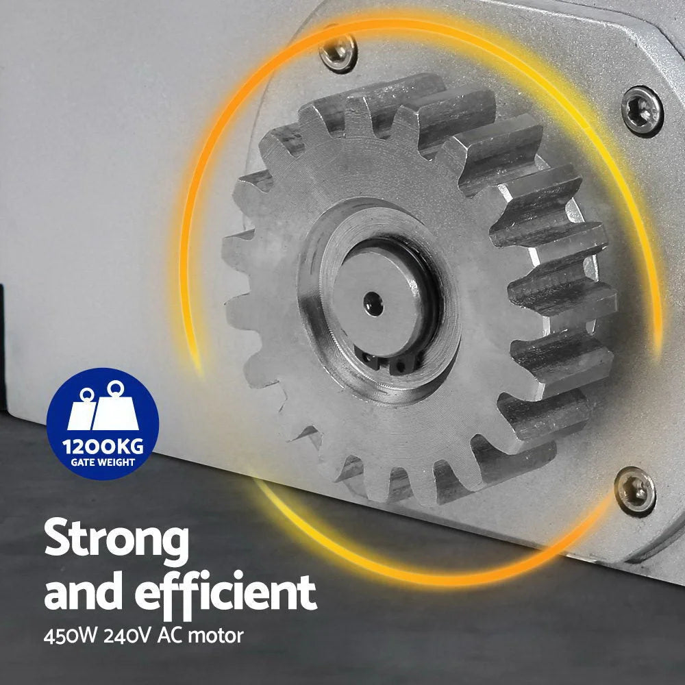 Sliding Gate Opener 1200KG with Hardware Kit 4 m Rail