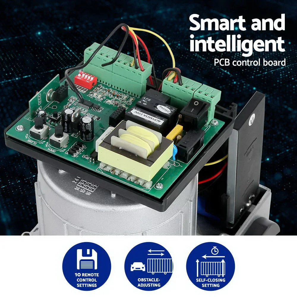 Sliding Gate Opener 1200KG with Hardware Kit 4 m Rail