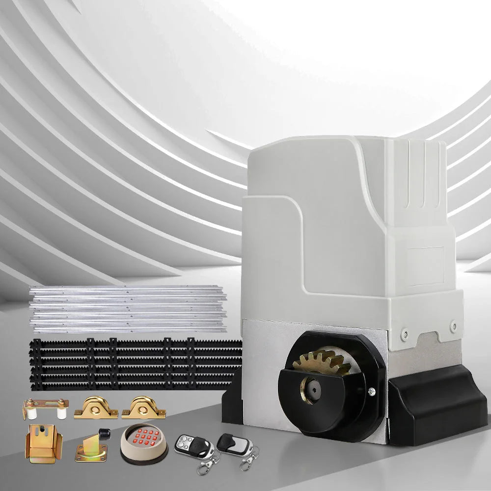 Sliding Gate Opener 1800KG Motor Kit Auto Keypad Remote