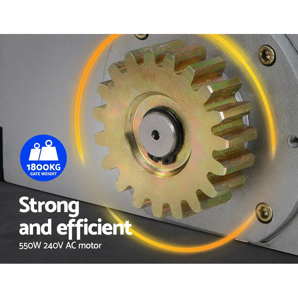 Sliding Gate Opener 1800KG with Keypad Remote 4 m Rail