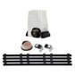 1800kg gate opener kit with actuator arms and control box set