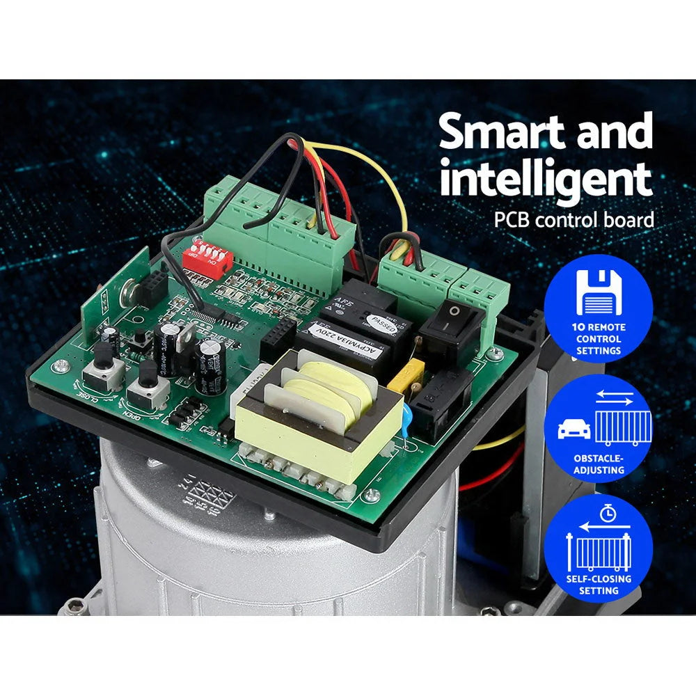 Sliding Gate Opener 1800KG with Keypad Remote 4 m Rail