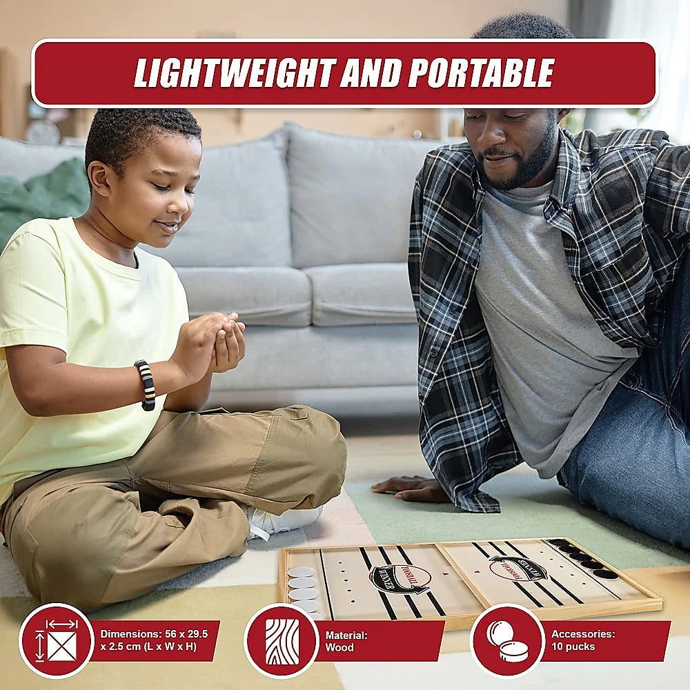 Sling Puck Table Battle Ice Hockey Board Game for Adults &