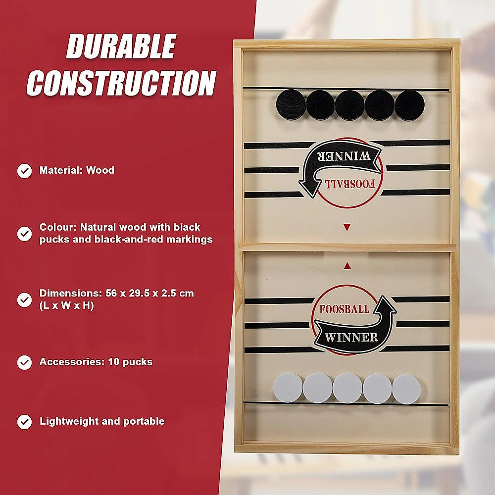 Sling Puck Table Battle Ice Hockey Board Game for Adults &