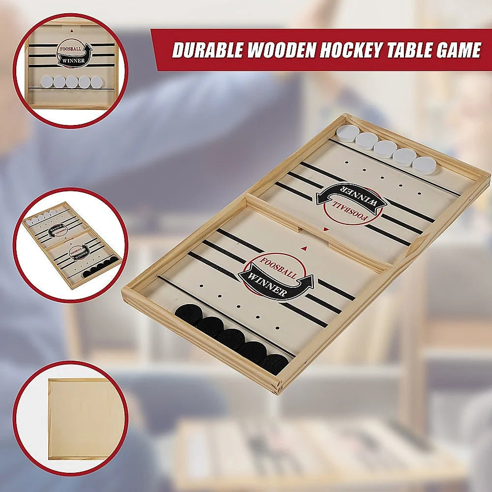Sling Puck Table Battle Ice Hockey Board Game for Adults &