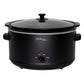Slow Cooker 8L (Black) Large Capacity Ceramic Pot, 300W