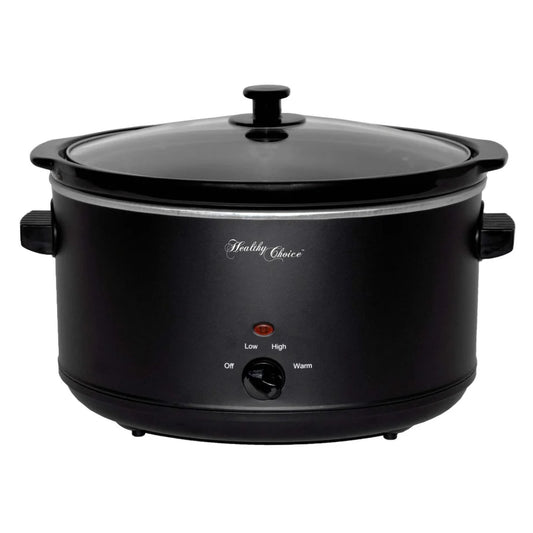 Slow Cooker 8L (Black) Large Capacity Ceramic Pot, 300W