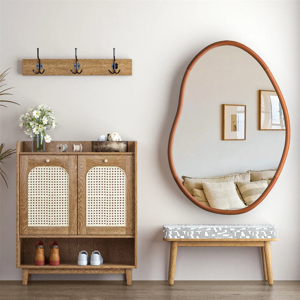 56x82cm mirror with small art deco asymmetrical