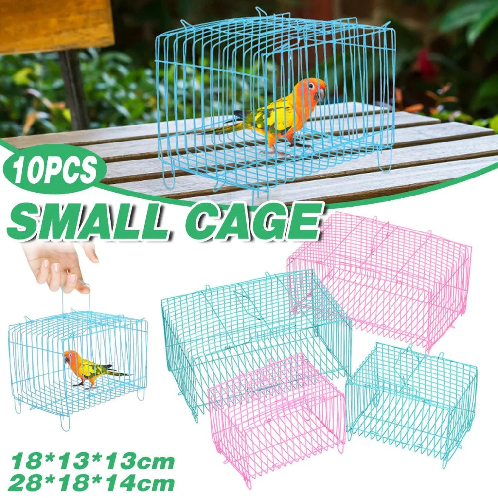 Small Bird Transport Collapsible Cage Travel Pet Carrier