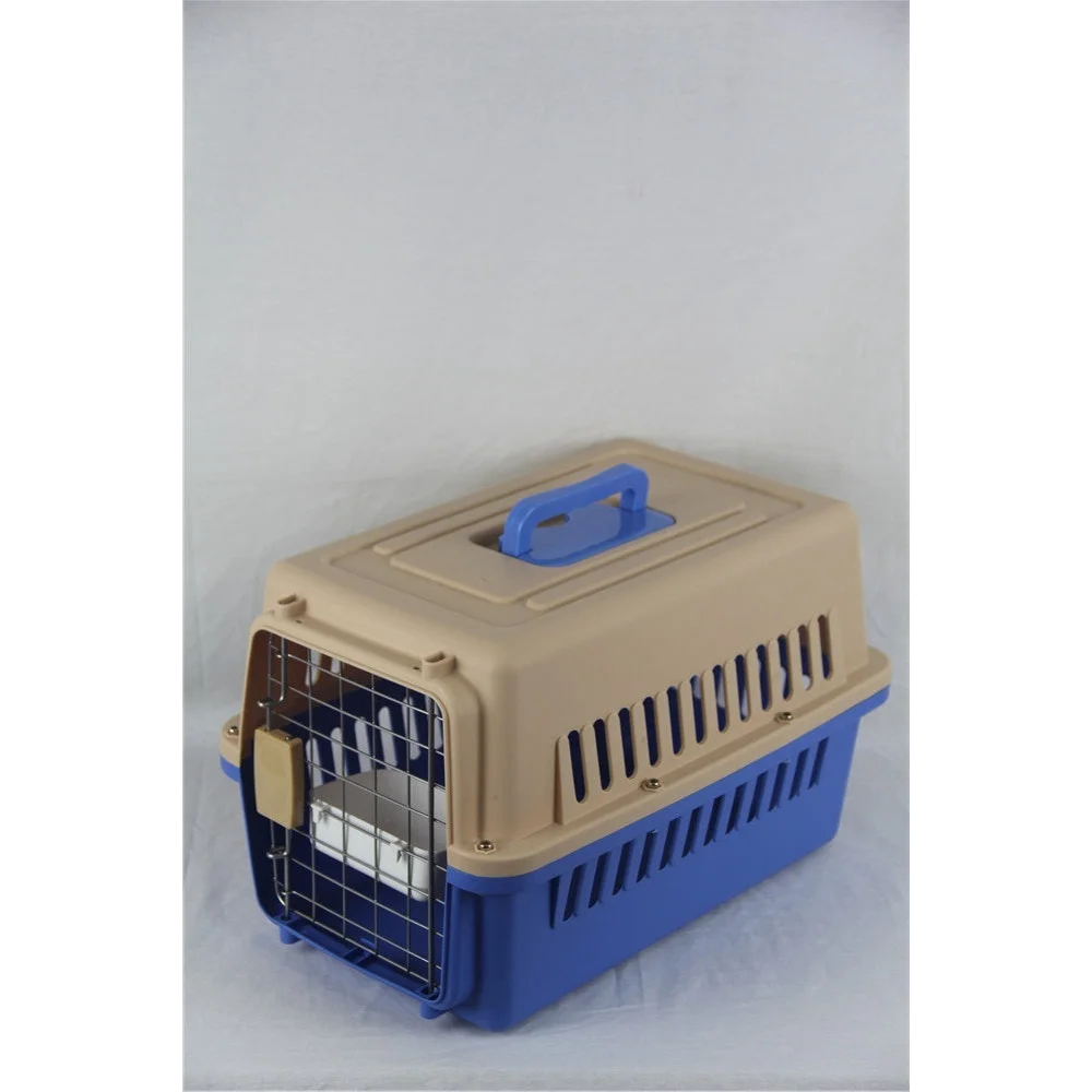 Small Dog Cat Crate Pet Carrier Airline Cage With Bowl
