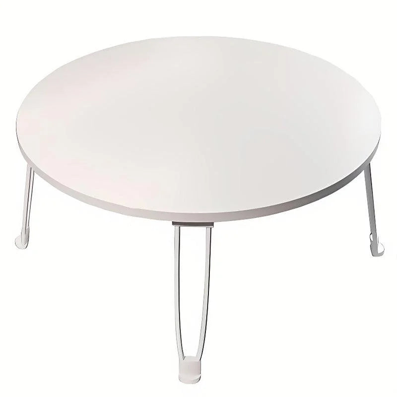 Small Foldable Computer Desk Portable Bed Table Round Home