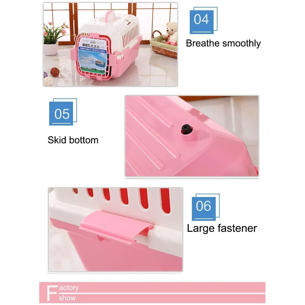 Small Pet Carrier Crate Dog Cat Rabbit Guinea Pig Cage