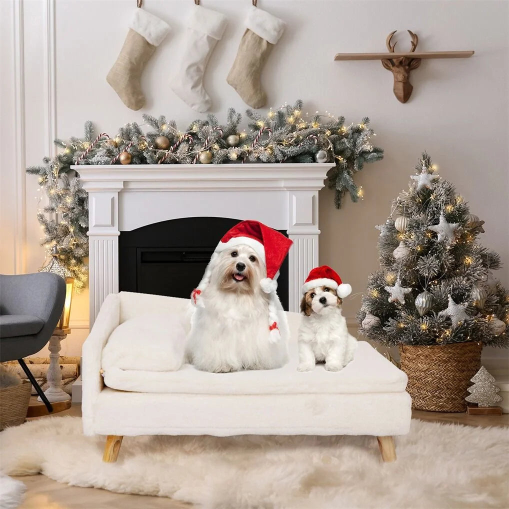 Small raised pet with sofa waterproof dog