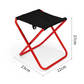 Small Red Ultralight Portable Folding Camping Stool