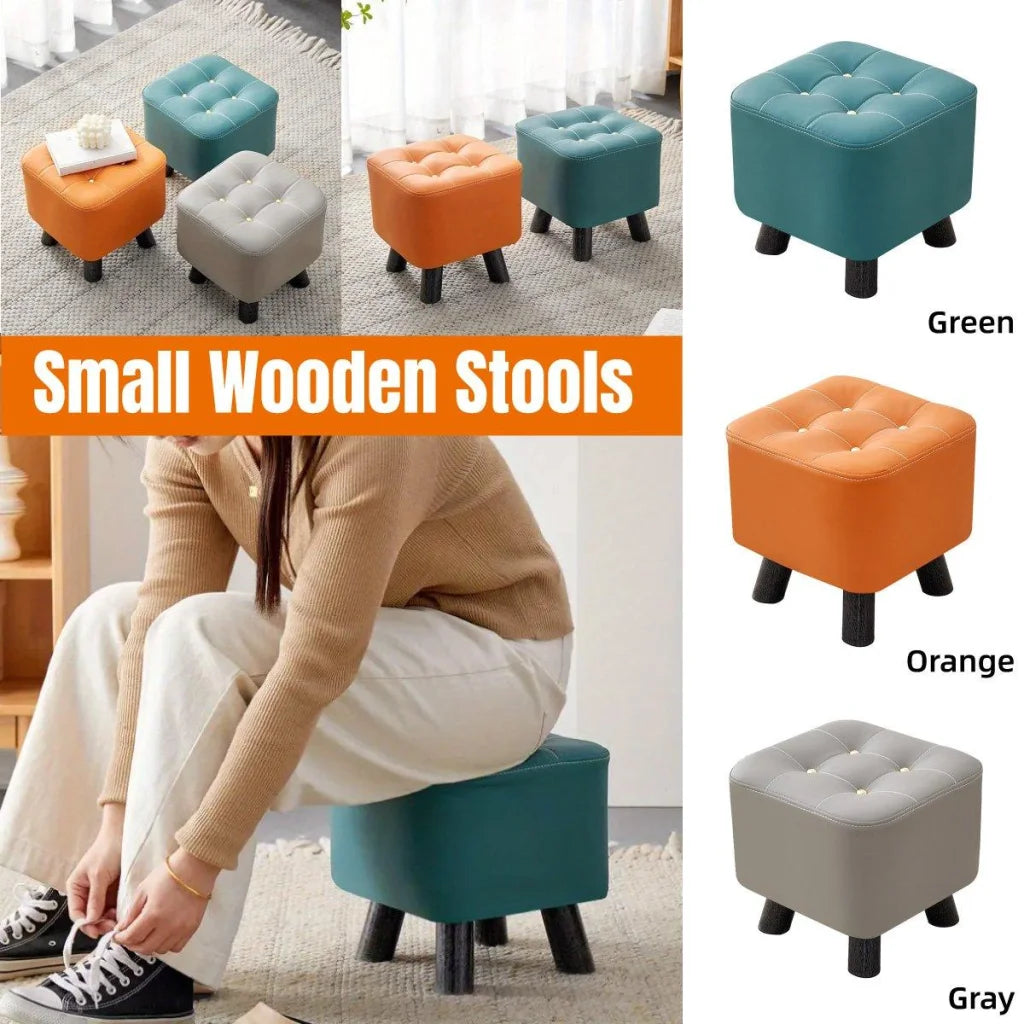 Small Stool Household Sofa Shoes Changing Low Seat