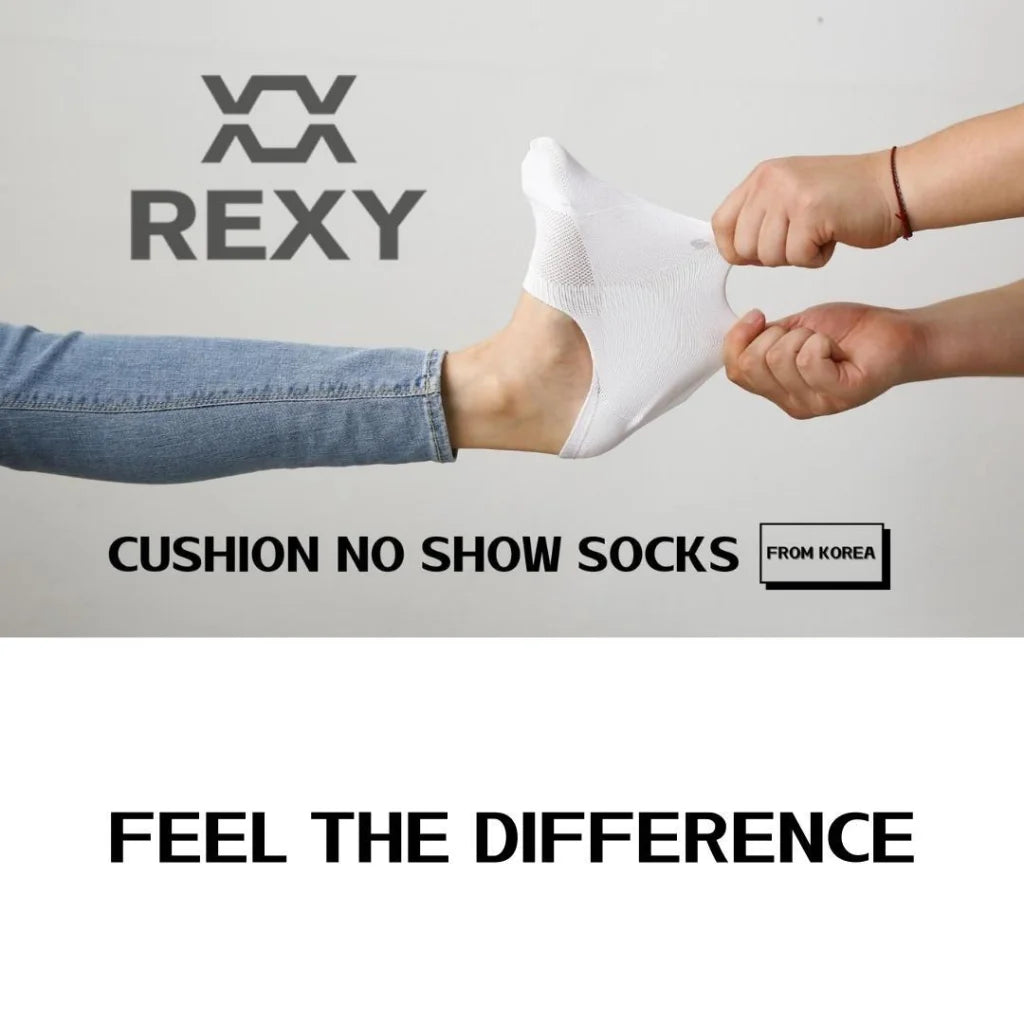 Small White Cushion No Show Ankle Socks Non-Slip Breathable