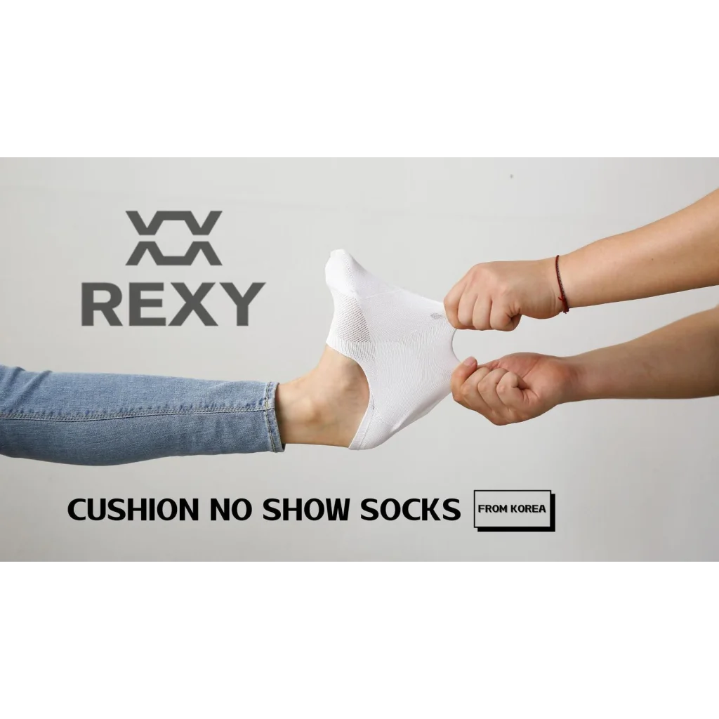 Small White Cushion No Show Ankle Socks Non-Slip Breathable